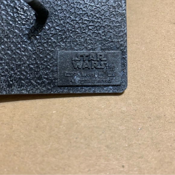 Vintage 2005 Star Wars metal belt buckle black pewter - Picture 3 of 5